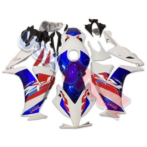 Stock injection white blue - stock,
