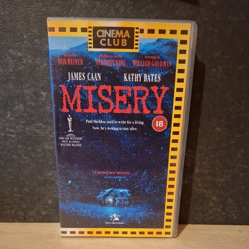 Misery 1989 vhs video tape - ,