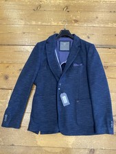 FYNCH HATTON JERSEY JACKET/BLU