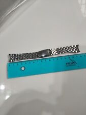 Seiko Vintage Acciaio pieno Bracciale 20mm ansa curva Raro cinturino anni 70 