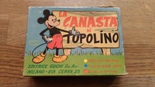 LA CANASTA DI TOPOLINO WALT DISNEY 1950 105 SU 108 CARTE BUONE CONDIZIONI
