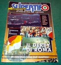SUPERTIFO anno X n. 3 del 1995 "Il Derby di Roma" edizioni Tutto B