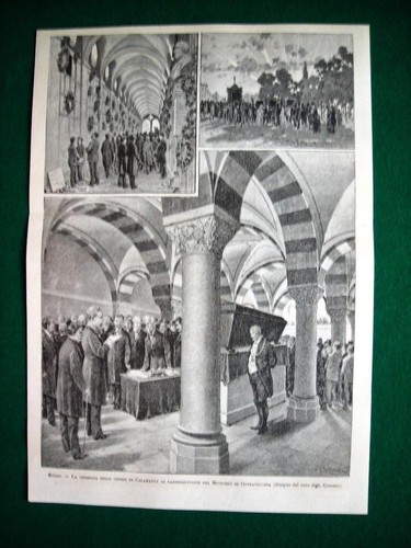 Milano 1885 consegna delle - milano,