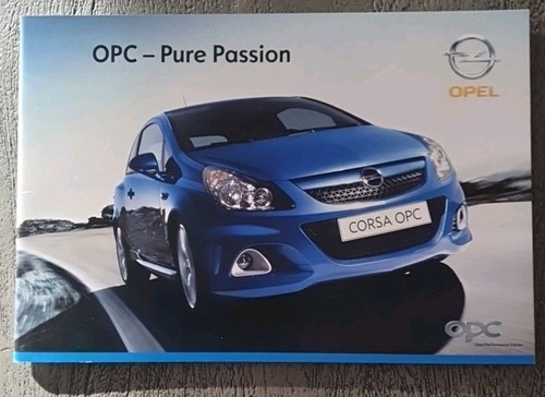 Brochure opel corsa opc - opc, pur