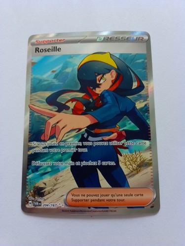 Carte pokémon roseille - carte,