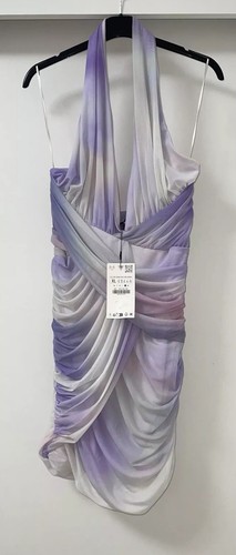 Zara mini abito tulle aderente - mini,