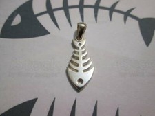 Fish Smooth 925 Silver Pendant
