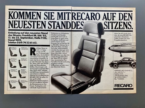 Sedile sportivo recaro porsche - sedile,