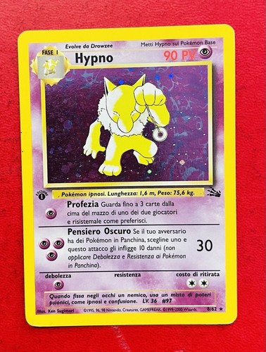 Lotto carte pokemon hypno 62 - lotto,