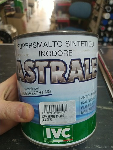 Smalto marino astrale verde - smalto,