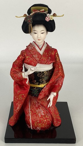 Bambola geisha viso - , porcellana