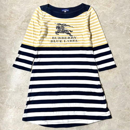 Abito burberry blu - etichetta, a