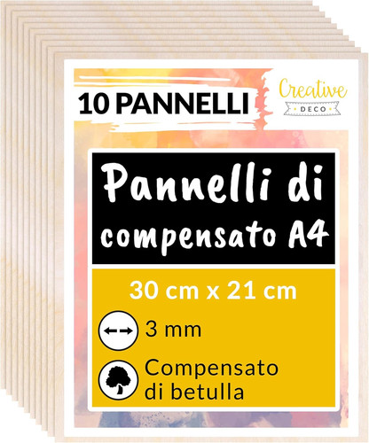 Compensato legno - a4,
