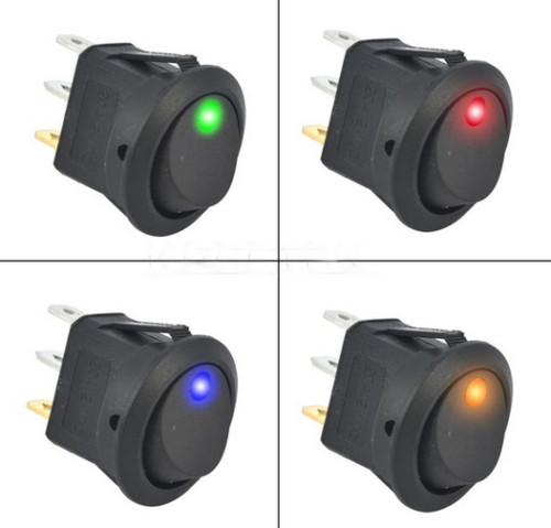 Interruttore luminoso led 12v - interruttore,