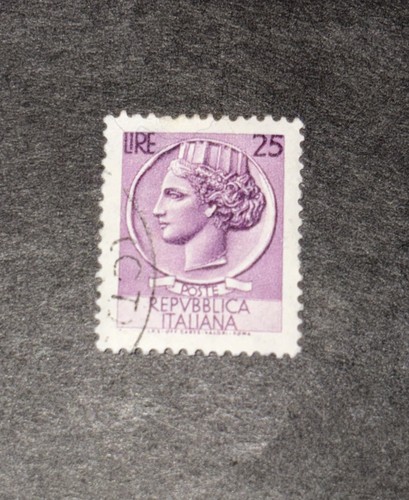 Italia lire francobollo - italia,, 25