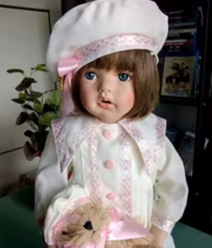 Bambola artista porcellana - bambola,