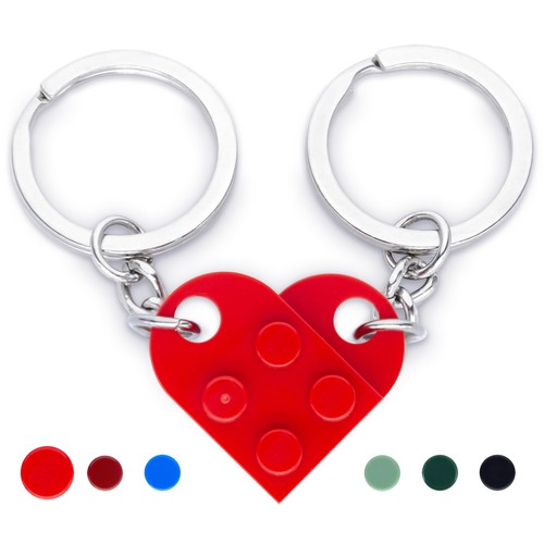 Portachiavi coppia cuore per - portachiavi, cuore,