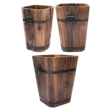 Fioriera rustica in legno a