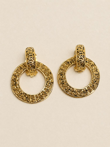 Chanel boucles oreilles hoop - boucles, d'oreilles
