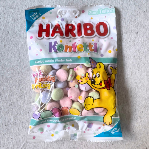 Haribo confetti party rubberes - haribo,