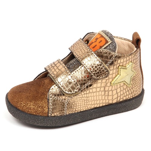 E3176 sneaker bimba bronzo