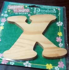 LETTERE ALFABETO IN LEGNO