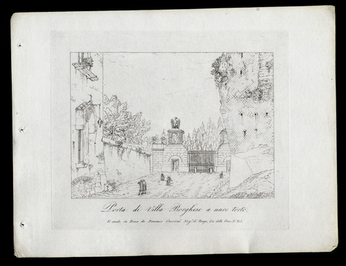 Porta villa borghese - borghese,