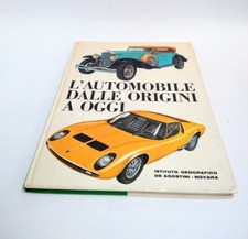 Libro L'automobile dalle origini a oggi Istituto geografico De Agostini Novara