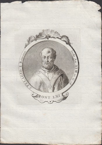 Stampa incisione papa - incisione, s