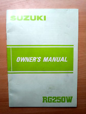Suzuki RG250G ORIGINALE 1984 Owner's manual,uso e manutenzione,manuale conducente