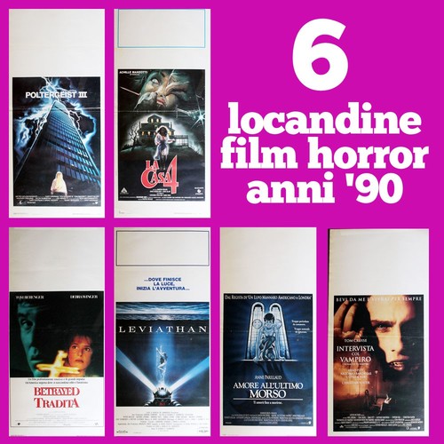 Lotto locandine film horror - film,