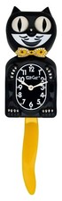 Kit-Cat Klock Nero/Giallo
