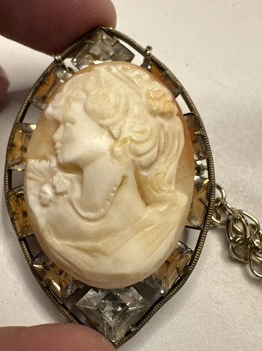 Collana con ciondolo - , cammeo