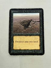 MTG Sinkhole Alpha Magic the