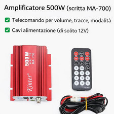 Amplificatore Audio 500W 12V