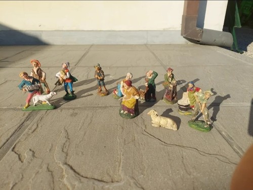 Statuine presepe gesso - statuine,