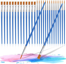 Set Pennelli Pittura, 80 Pezzi Pennelli per Dipingere Bambini Nylon Pennelli Acr