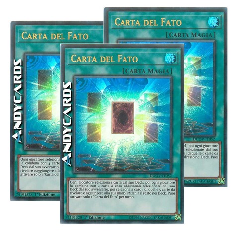 Carta del fato card of - 3x,