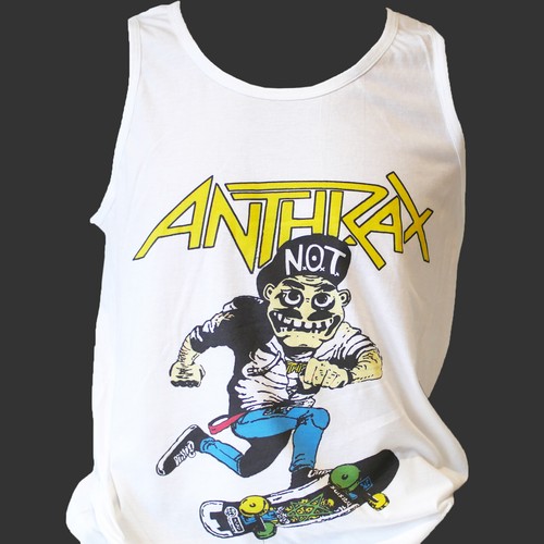 Shirt canotta anthrax metal - t-shirt,