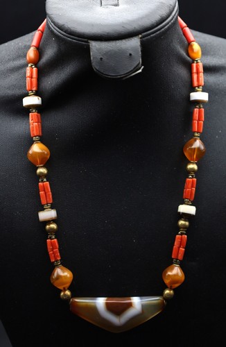 Collana perle corallo - collana, in