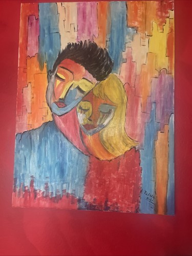 Quadro astratto olio - su, tela