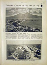 Vecchia stampa antica Napoli