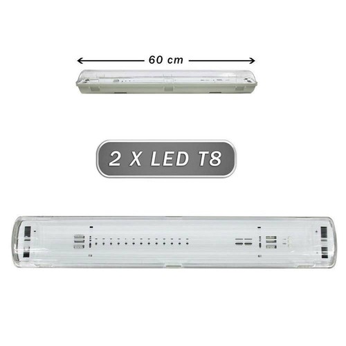 Plafoniera stagna neon led - plafoniera, 2