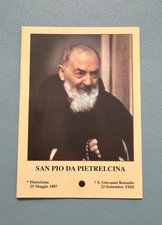 Santino reliquia Padre Pio da