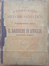 Florilegio melodrammatico per pianoforte solo IL BARBIERE DI SIVIGLIA