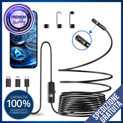Endoscopio smartphone 1920p - smartphone, hd