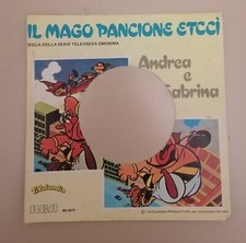 ANDREA E SABRINA 7" 45 IL MAGO PANCIONE ETCCI  HOLE COVER FORATA JUKE BOX 
