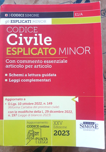 Codice civile esplicato - civile,