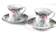 2x Tazze da Tè Vintage in