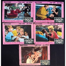 fotobuste A QUALCUNO PIACE CALDO marilyn monroe tony curtis jack lemmon F09